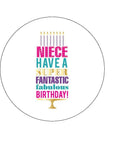 Niece Edible Icing Cake Topper 01