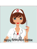 Nurse Edible Icing Cake Topper 01