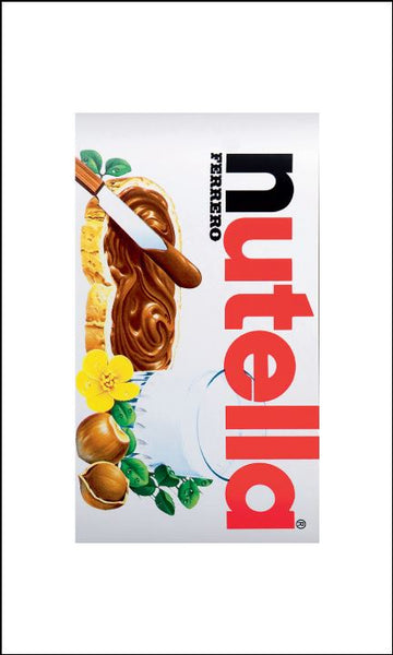 Nutella Label Edible Icing Cake Topper