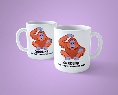 Orangutan 04 Mug - Personalised