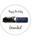 Orient Express Train Edible Icing Cake Topper