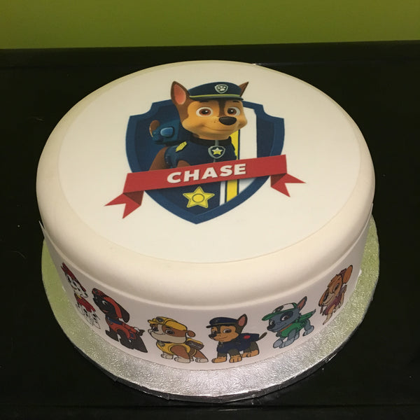 Paw Patrol Chase Edible Icing Cake Topper