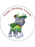 Paw Patrol Rocky Edible Icing Cake Topper