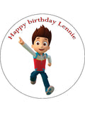 Paw Patrol Ryder Edible Icing Cake Topper