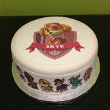 Paw Patrol Skye Edible Icing Cake Topper