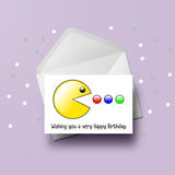 Pacman Birthday Card 02