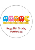 Pacman Edible Icing Cake Topper 03