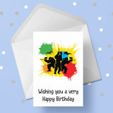 Paintball Birthday Card 01