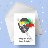 Paintball Birthday Card 02