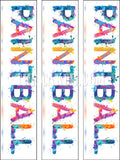 Paintball Edible Icing Cake Topper 02