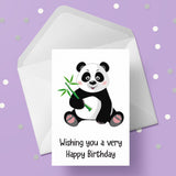Panda Bear Birthday Card 03