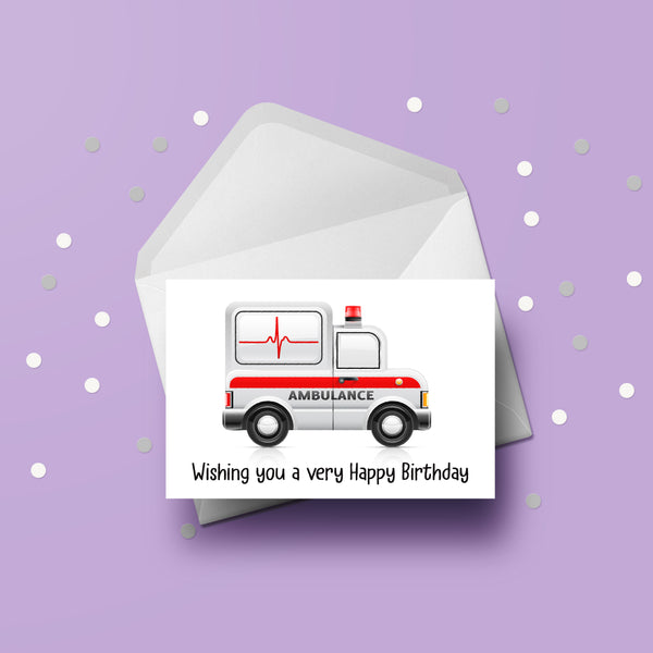 Paramedic Birthday Card 02