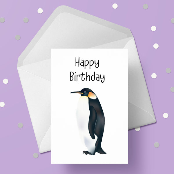 Penguin Birthday Card 05