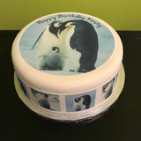 Penguin Edible Icing Cake Topper 01