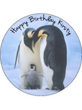 Penguin Edible Icing Cake Topper 01
