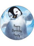 Penguin Edible Icing Cake Topper 02