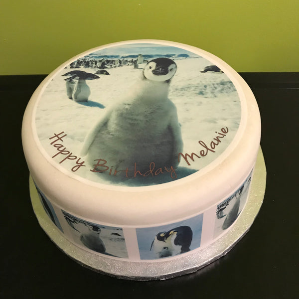 Penguin Edible Icing Cake Topper 03