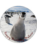 Penguin Edible Icing Cake Topper 03