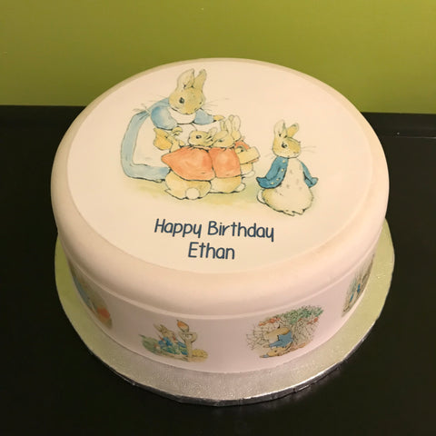 Peter Rabbit Edible Icing Cake Topper 01