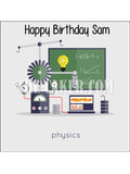 Physics Science Edible Icing Cake Topper