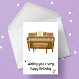 Piano Birthday Card 03