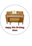 Piano Edible Icing Cake Topper 03