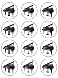 Piano Edible Icing Cake Topper 01