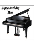 Piano Edible Icing Cake Topper 01