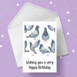 Pigeon 02 Birthday Card