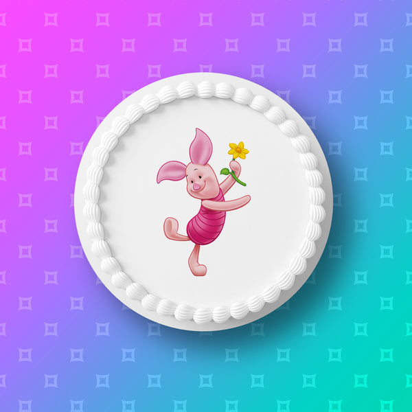Piglet Edible Icing Cake Topper - Winnie the Pooh