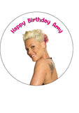 P!nk / Pink (the singer) 03 Edible Icing Cake Topper