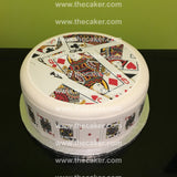 Playing Cards Edible Icing Cake Topper 01