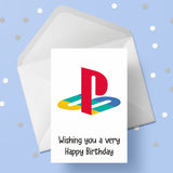 Playstation Logo Birthday Card