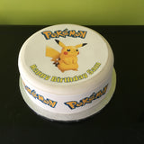 Pikachu Edible Icing Cake Topper 07 - Pikachu