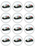 Police Car Edible Icing Cake Topper 02