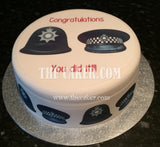 Police Helmets Edible Icing Cake Topper