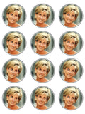 Princess Diana Lady Di Edible Icing Cake Topper 01