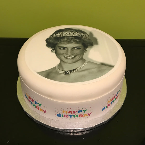 Princess Diana Lady Di Edible Icing Cake Topper 02