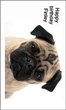 Pug Dog Edible Icing Cake Topper 01