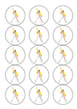 Queen (the band) 05 / Freddie Mercury Edible Icing Cake Topper
