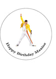 Queen (the band) 05 / Freddie Mercury Edible Icing Cake Topper