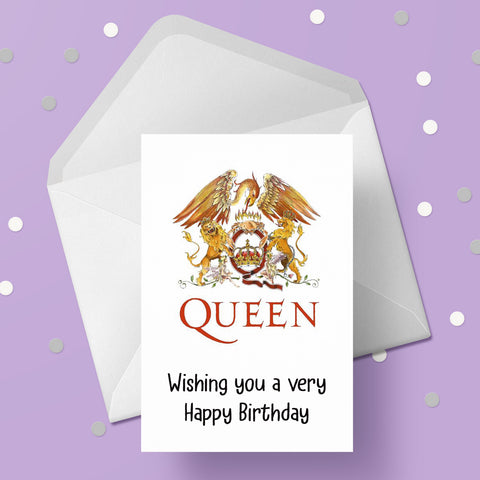 Queen (the band) 04 / Freddie Mercury Birthday Card