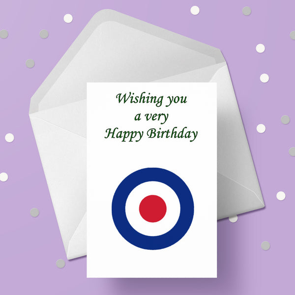 RAF Royal Air Force Birthday Card