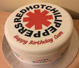 Red Hot Chili Peppers Edible Icing Cake Topper 01