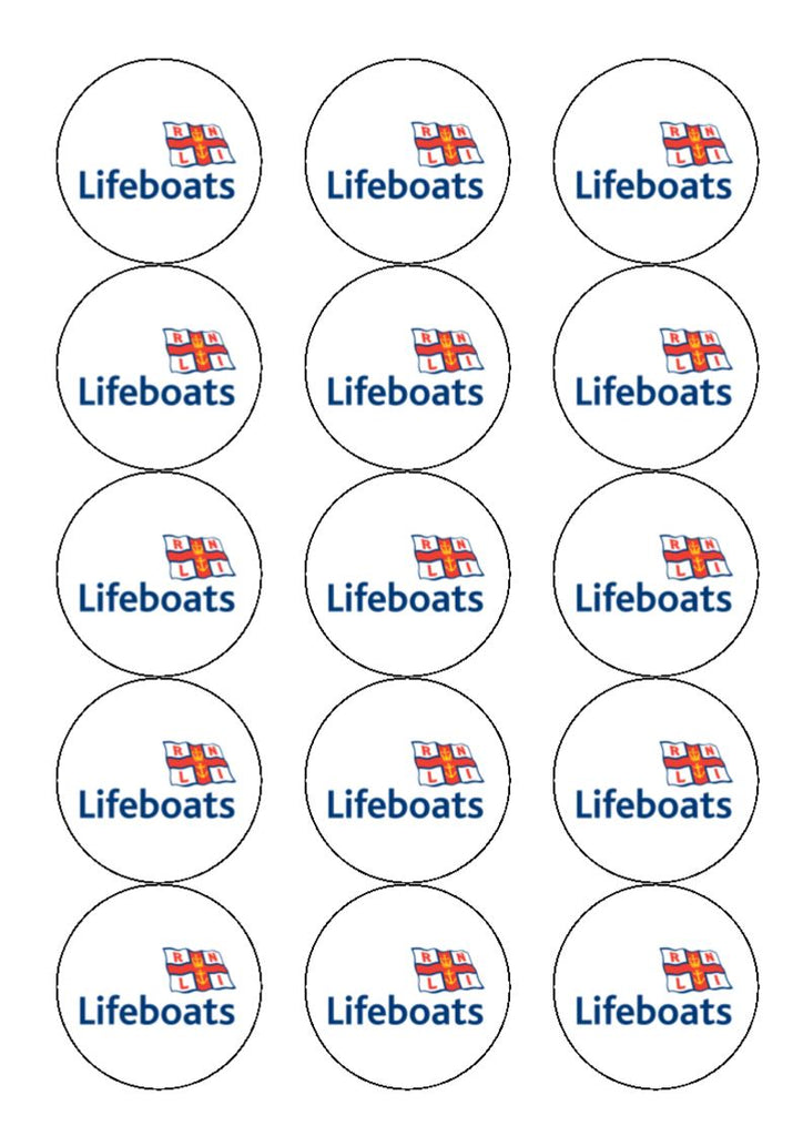 RNLI (Lifeboats) Edible Icing Cake Topper – the caker online