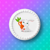 Rabbit Edible Icing Cake Topper 02