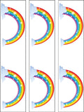 Rainbow Edible Icing Cake Topper