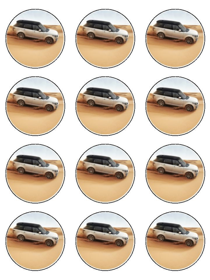 Range Rover Edible Icing Cake Topper 01 – the caker online