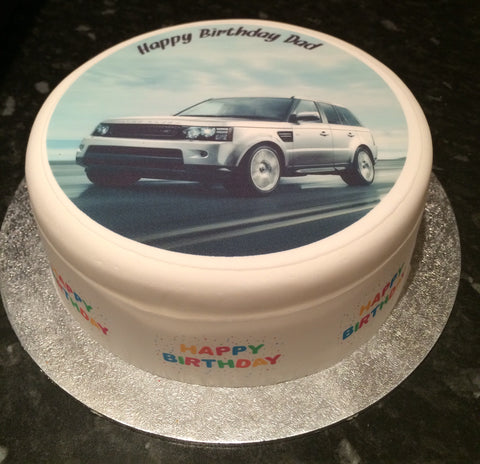 Range Rover 02 Edible Icing Cake Topper