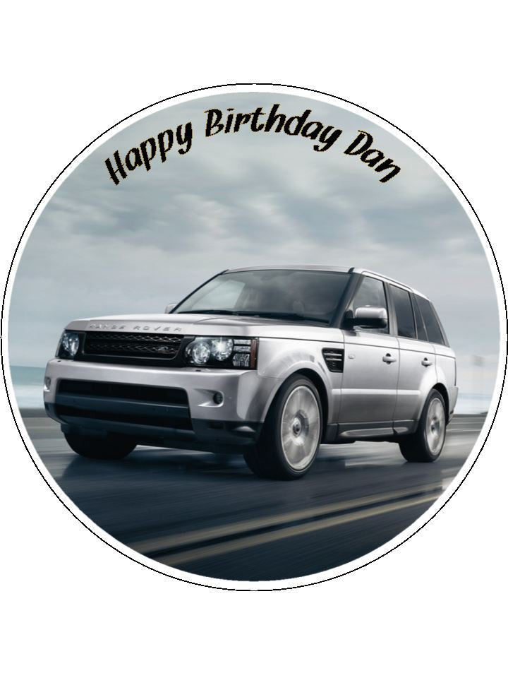 Range Rover 02 Edible Icing Cake Topper – the caker online
